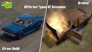 Different Types Of Satsuma AMPs  My Summer Car [upl. by Ojillek198]