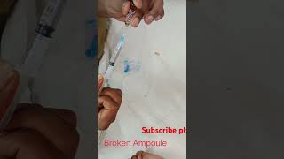 How to broken Ampule [upl. by Ahsead]