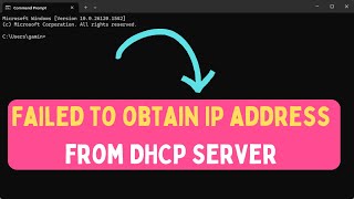 How to Fix Failed to Obtain IP Address From DHCP Server Error on Windows 11 [upl. by Florance738]