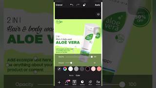 PicsArt body wash product advertising design productmanipulation picsartmanipulation shorts edit [upl. by Laamaj]