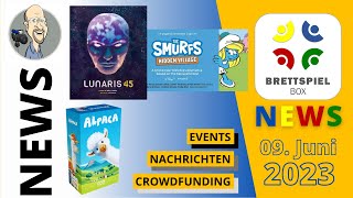 Brettspiel News der Brettspielbox am 09 Juni 2023 [upl. by Aneek355]