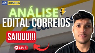 Edital CORREIOS  Perfil da Banca Dicas Análise de Edital e mais 🚨 [upl. by Lona]