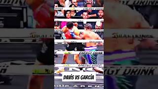 Davis Vs Garcia Knockout mma ufc davis garciadavis boxing shorts youtubeshorts [upl. by Aikcir849]