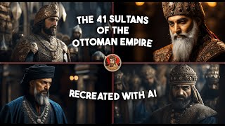 The 41 SULTANS of the OTTOMAN EMPIRE Recreated With AI history ancient turkey [upl. by Sirref]