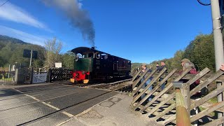 No8 “ Luice” moving round at Levisham station28924 [upl. by Hamirak]