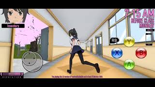 killing everyone in yandere sim mobile and exploring the school no DL [upl. by Huan203]