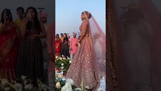 Sari Duniya Se Jeet Ke Main Ayi Hoon Idhar 🥰 BridalEntry ShortVideo [upl. by Rame223]