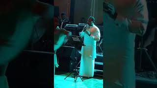 Dayasiri Jayasekara sings in Pasanda amp Janaasis wedding [upl. by Ahsinert73]