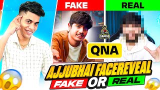 Real Ajjubhai Face Reveal😱ReactionQNA🤫 [upl. by Imiaj]