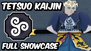 NEW Tetsuo Kaijin Bloodline FULL SHOWCASE  Shindo Life Tetsuo Kaijin Full Showcase and Review [upl. by Noid]