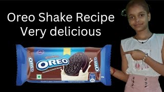 Oreo Shake recipe  Very delicious 😋 😍 oreo shake oreoshake delicious yummy trending video [upl. by Lubin954]