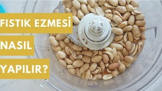 Homemade Peanut Butter Recipe  Ev Yapımı Fıstık Ezmesi Nasıl Yapılır [upl. by Gnilrad]