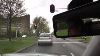 Invoegen op de autowegen en autosnelwegen in Zwolle wwwaccuraatnu [upl. by Nirra]