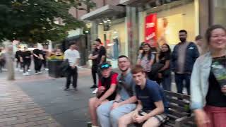 Glasgow busking turned into a street party❤️🏴󠁧󠁢󠁳󠁣󠁴󠁿 [upl. by Latimer]