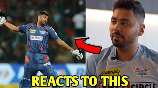 Avesh Khan Reacts to HELMET THROW Incident  RCB vs LSG Fight  Avesh Khan Interview News Facts [upl. by Asirram54]