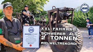 NEUES SCHWERSTES FAHRRAD – WELTREKORD [upl. by Naylor]