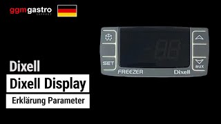 Dixell Display Erklärung Parameter [upl. by Notluf]