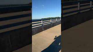 Virginia Capital Trail Leaving Williamsburg Bridge Crossing Chickahominy River July 2 [upl. by Hilton]