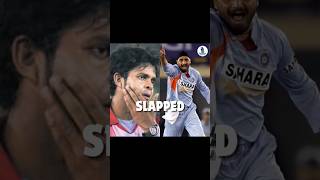 Harbhajan Singh Slap Sreesanth  cricketfight controversy cricketlover yt [upl. by Dickie]