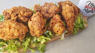 KFC style fried chicken recipe chicken tenders Homemade Super Easy ampCrispy fast food shorts [upl. by Akli85]