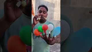 Balloon funny video shortsfeed deepak kumar vlog  youtube video [upl. by Nertie443]