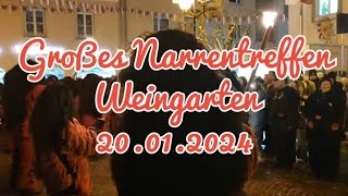 Großes Narrentreffen Weingarten 20012024 Weingarten narren deutschland fasnet [upl. by Ridan416]