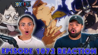 GEAR 5 LUFFY VS KAIDO One Piece Episode 1072 REACTION [upl. by Trixy866]