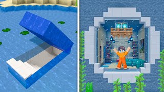 How To Build A Modern Underwater Secret Base in Minecraft [upl. by Ause578]