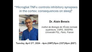 European Microglia Webinar Series by Prof Alain Bessis 20240402 [upl. by Heringer]