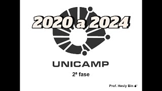 Análise Unicamp 2ª Fase 20202024 [upl. by Freeborn]