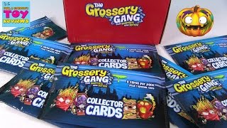 Grossery Gang Collector Cards Series 1 Trading Blind Bag Packs  PSToyReviews [upl. by Tolecnal533]