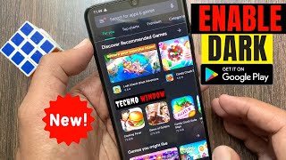 How To Enable Google Play Store DARK MODE on Android [upl. by Maynard]