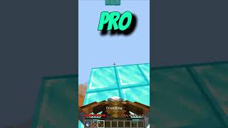 NOOB VS PRO VS MONTCLAIRBEAR minecraft shorts gaming [upl. by Chaney]