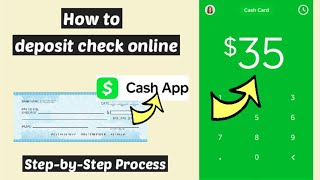 How to deposit Check in Cash App  Cheque cash instantly with Cash App  Add money Cheque Cash app [upl. by Gibert]