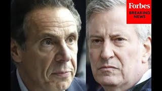 De Blasio Investigate Sexual Harassment Allegations Against Cuomo [upl. by Anauqat]