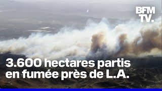 Un incendie se propage au nord de Los Angeles [upl. by Copland]