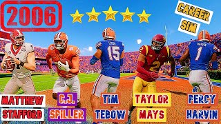 I brought the BEST Recruits in 2006 to 2024 to see how their careers would go on College Football 25 [upl. by Sammy267]