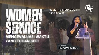 WOMAN SERVICE  13 NOVEMBER 2024  PS VIVI ISHAK MTH [upl. by Buine]