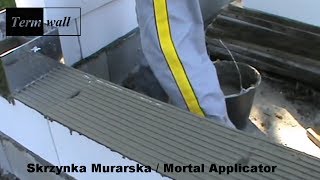 Skrzynka Murarska 240420 mm klej  Mortar Applicator glue 3 [upl. by Browne]