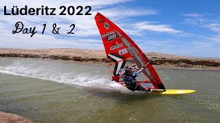 Lüderitz Speed Challenge 2022 The fastest windsurf spot in the world Day 1 amp 2 at the channel [upl. by Genovera]