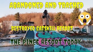 Abandoned Catskill Mountain Resort  The Pines  Fallsburg NY  Borscht Belt of Yesterday [upl. by Gunn]