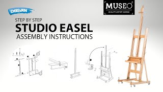 Step by step studio easel assembly instructions [upl. by Alicec40]