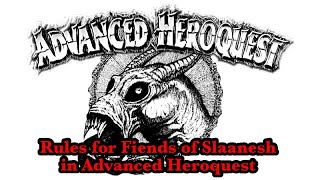 Advanced Heroquest Gaming Aids Fiends of Slaanesh [upl. by Idnal]