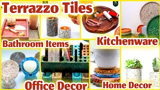 Terrazzo House  Kitchenware  Office Decor  Bathroom Items  Home Decor  Terrazzo Tiles [upl. by Hulburt]