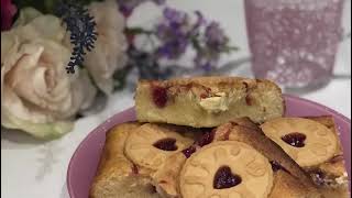 Jammie dodger blondies recipe [upl. by Nor908]