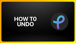 How To Undo In Pixlr Tutorial [upl. by Repsac]