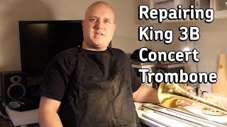 Repairing King 3B Concert Trombone [upl. by Butler]