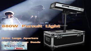 LED Follow Spot Light For Wedding Theater Dj Christmas Party Supplementary Light Review [upl. by Idnak]