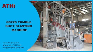 Q3220 Tumble Shot Blasting Machine [upl. by Nelyak]