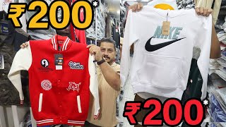 Jacket ₹200 से Factory Windcheater Lower Tracksuit Pullover  Ludhiana Wholesale Market [upl. by Solenne644]